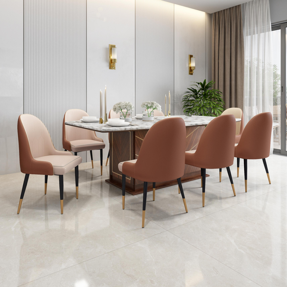 8 Seater Ivory 8 Seater Premium Dining Set