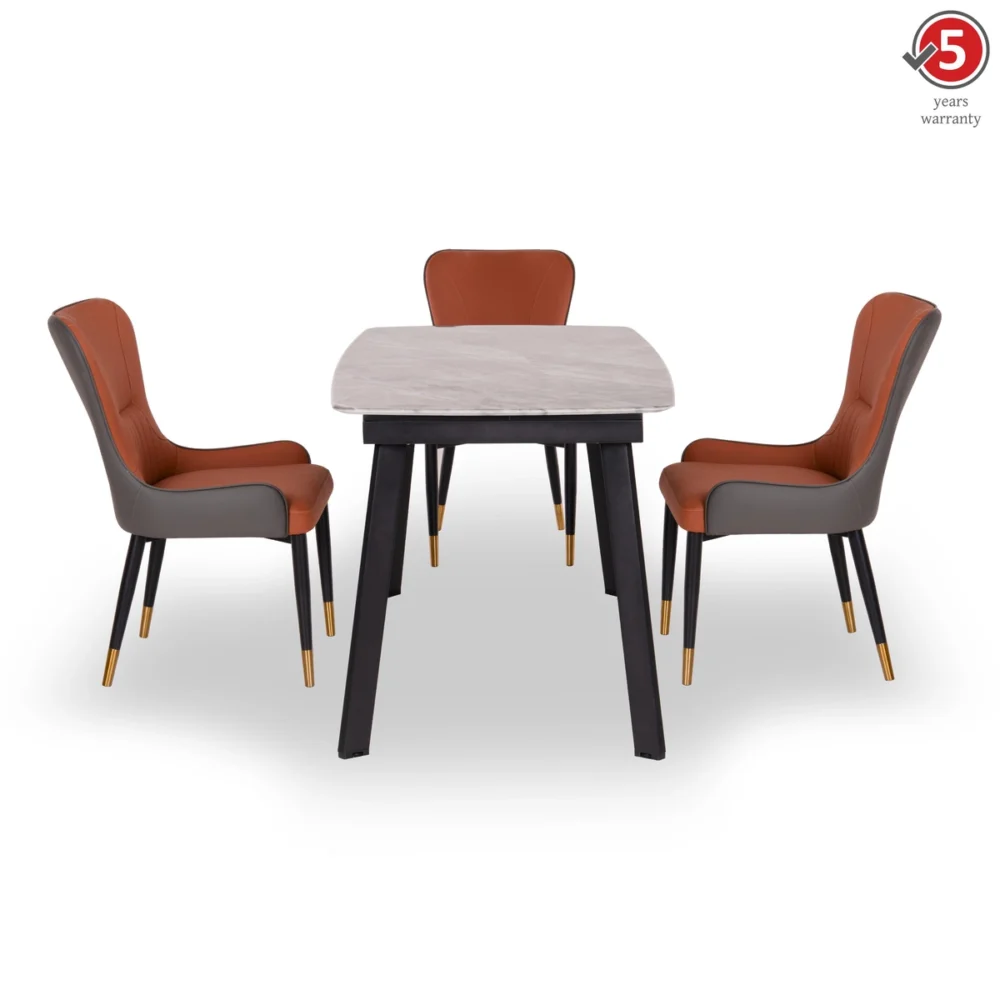 4 Seater Aura LuxeStone  Dining Set