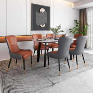 Aura LuxeStone 6-Seater Dining Set