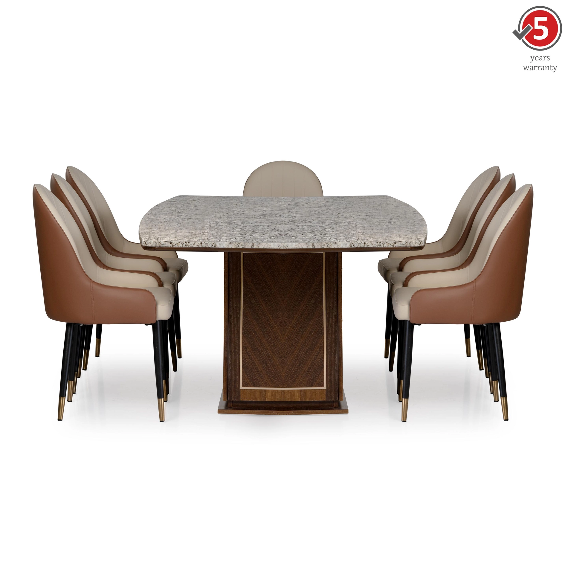 627781695031537 Ivory 8 Seater Premium Dining Set