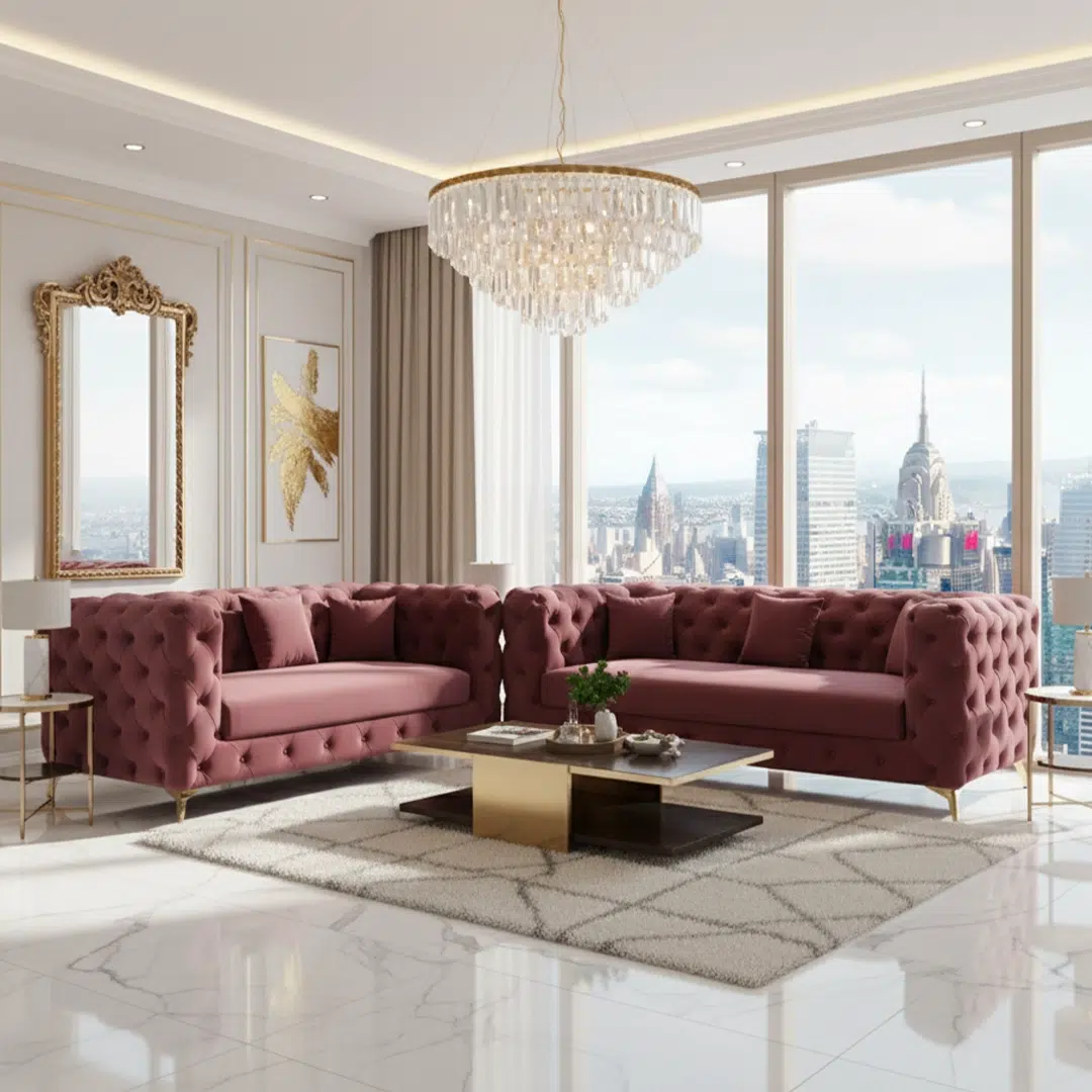 Royal Sofa Chester 3+2 Seater Sofa Set – Premium Suede & Sleepwell Comfort