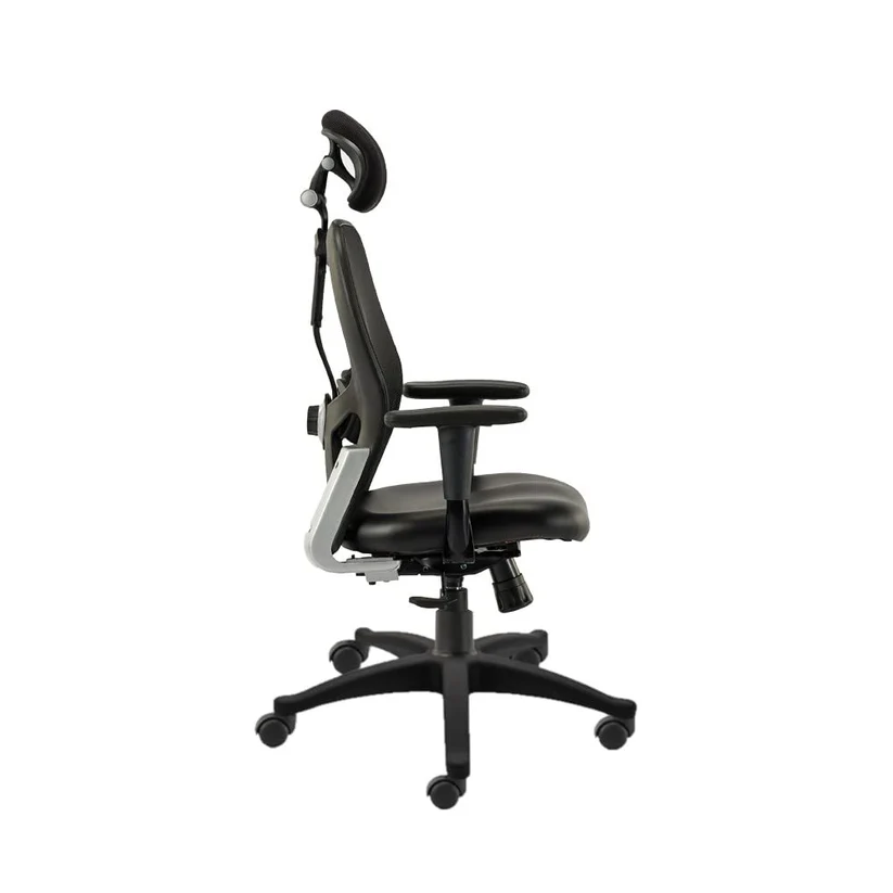 HOF Boss Elite High Back Executive Office Chair – Leatherette Ergonomic Revolving Chair