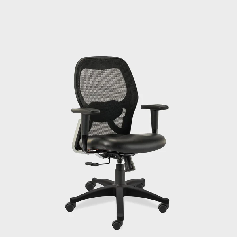 HOF F508 Ergonomic Executive Office Chair – Mid Back Revolving Desk Chair