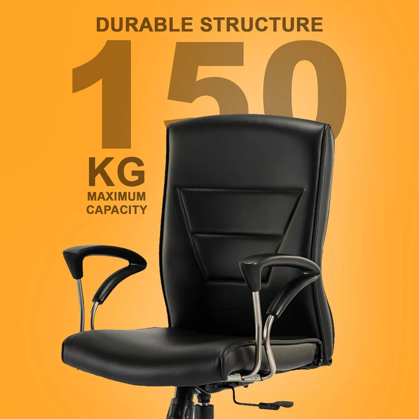 HOFZ102 Ergonomic Medium Back Leatherette Office Chair