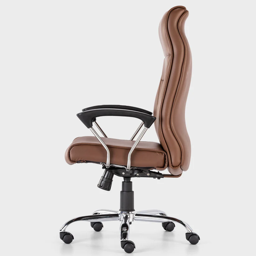 HOF Stable High Back Executive Office Chair – Leatherette Ergonomic Revolving Chair