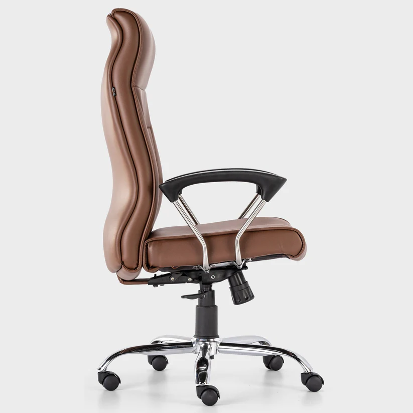 HOF Stable High Back Executive Office Chair – Leatherette Ergonomic Revolving Chair