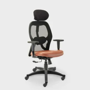 HOF Boss Elite High Back Executive Office Chair – Leatherette Ergonomic Revolving Chair
