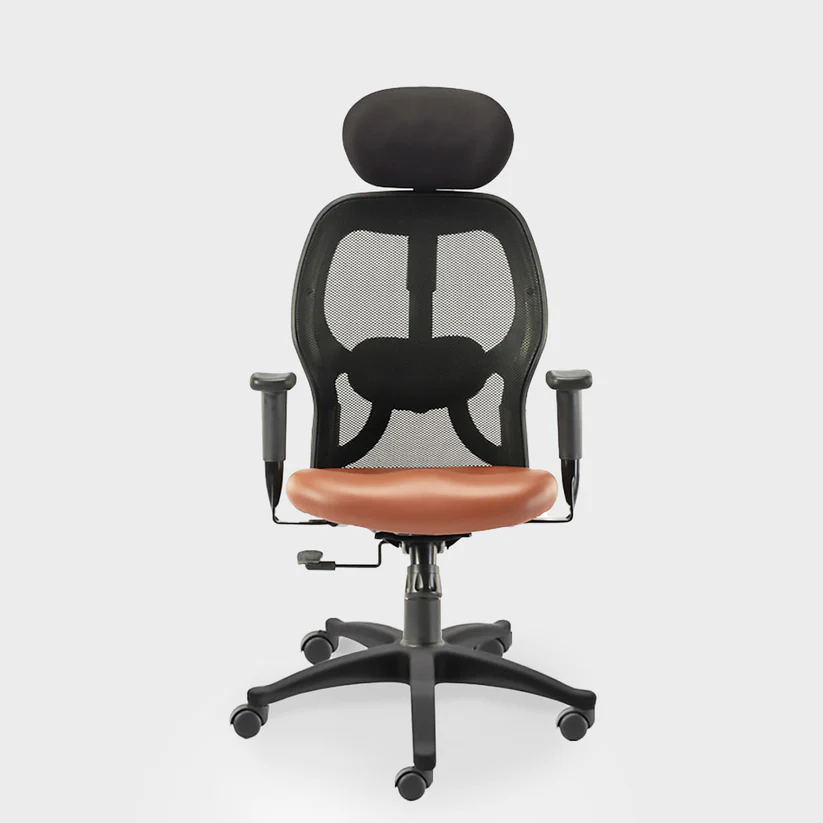 HOF Boss Elite High Back Executive Office Chair – Leatherette Ergonomic Revolving Chair