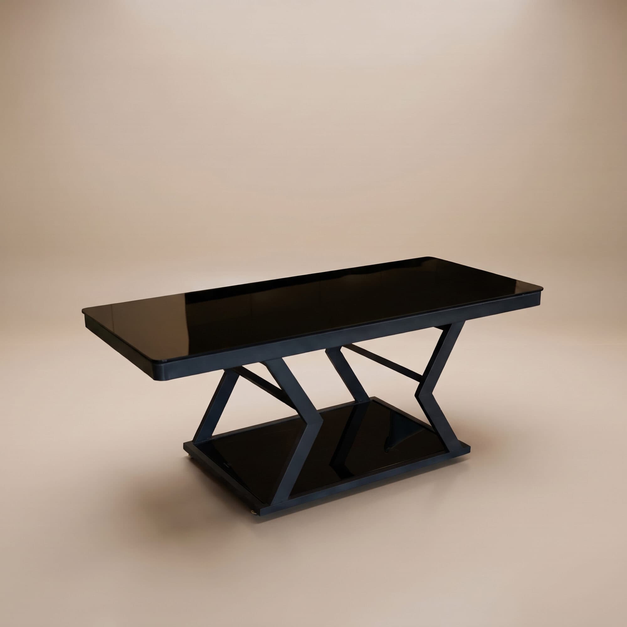 Opaline Sphere lift-top ceramic center table for modern living room