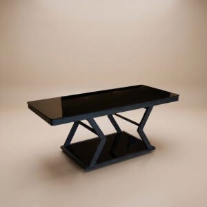 Opaline Sphere lift-top ceramic center table for modern living room